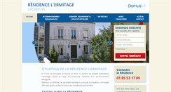 Desktop Screenshot of lermitagechevreuse.com